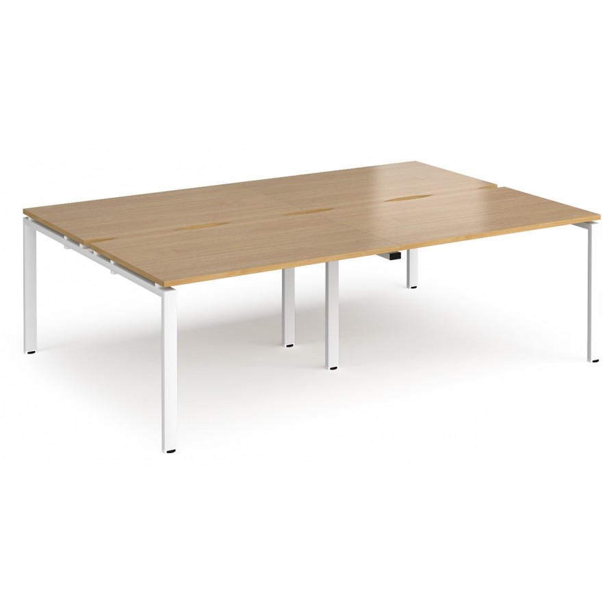 Adapt 1600mm Deep Double Back To Back Desks